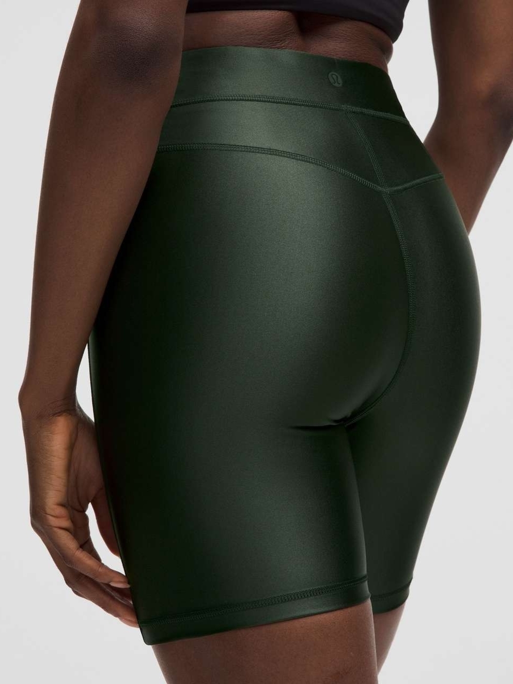 Lululemon Satin Shine High-Rise Short 6" Rainforest Green 12